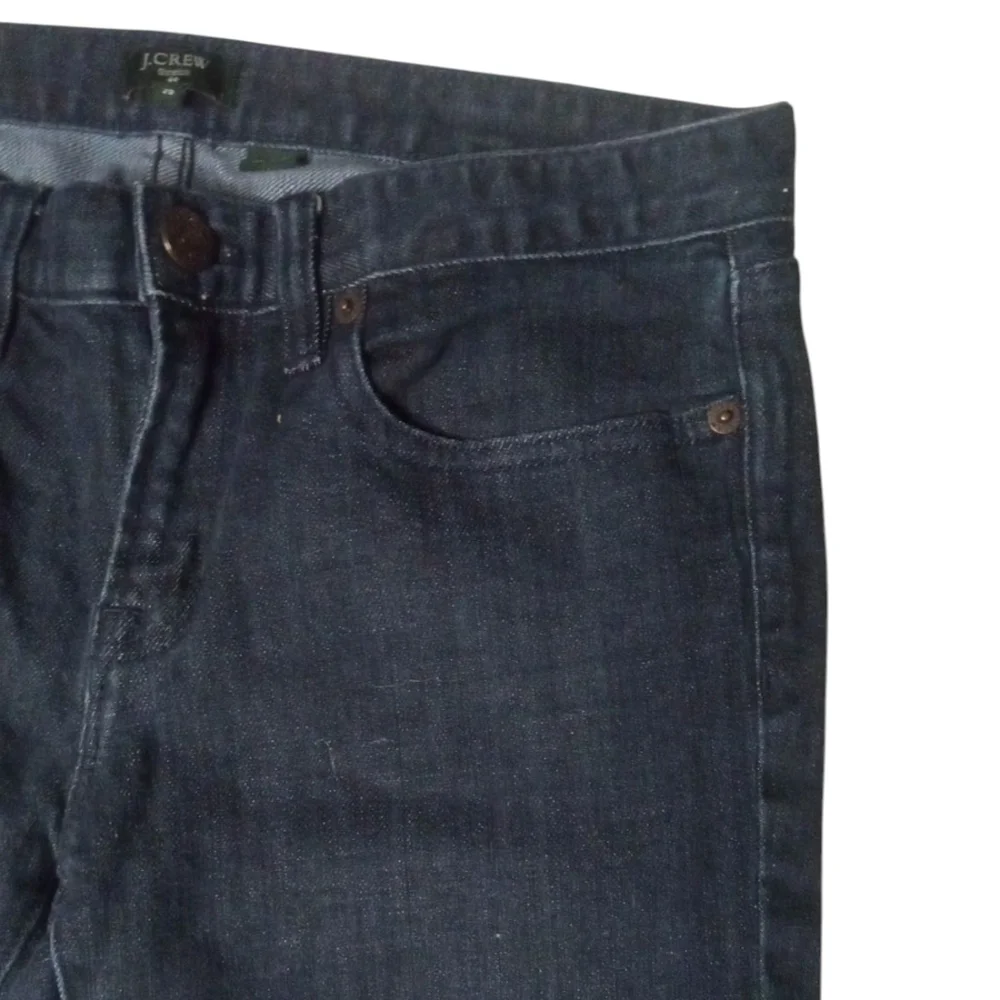 J. Crew Toothpick Straight Dark Wash 5 Pocket Cotton Denim Jeans Size Size 28